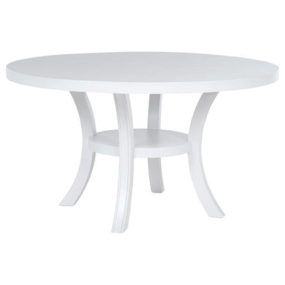 Judd - Round Wood Dining Table Set Coaster Fine Furniture