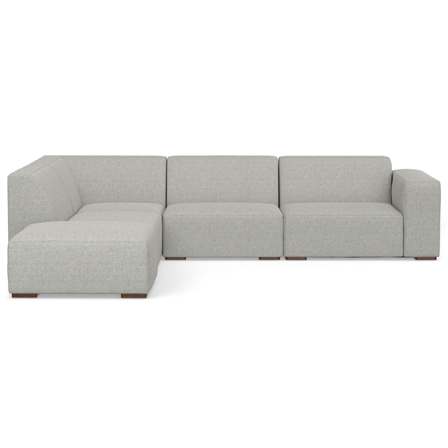 Rex - Handcrafted Sectional Sofa And Ottoman Simpli-Home