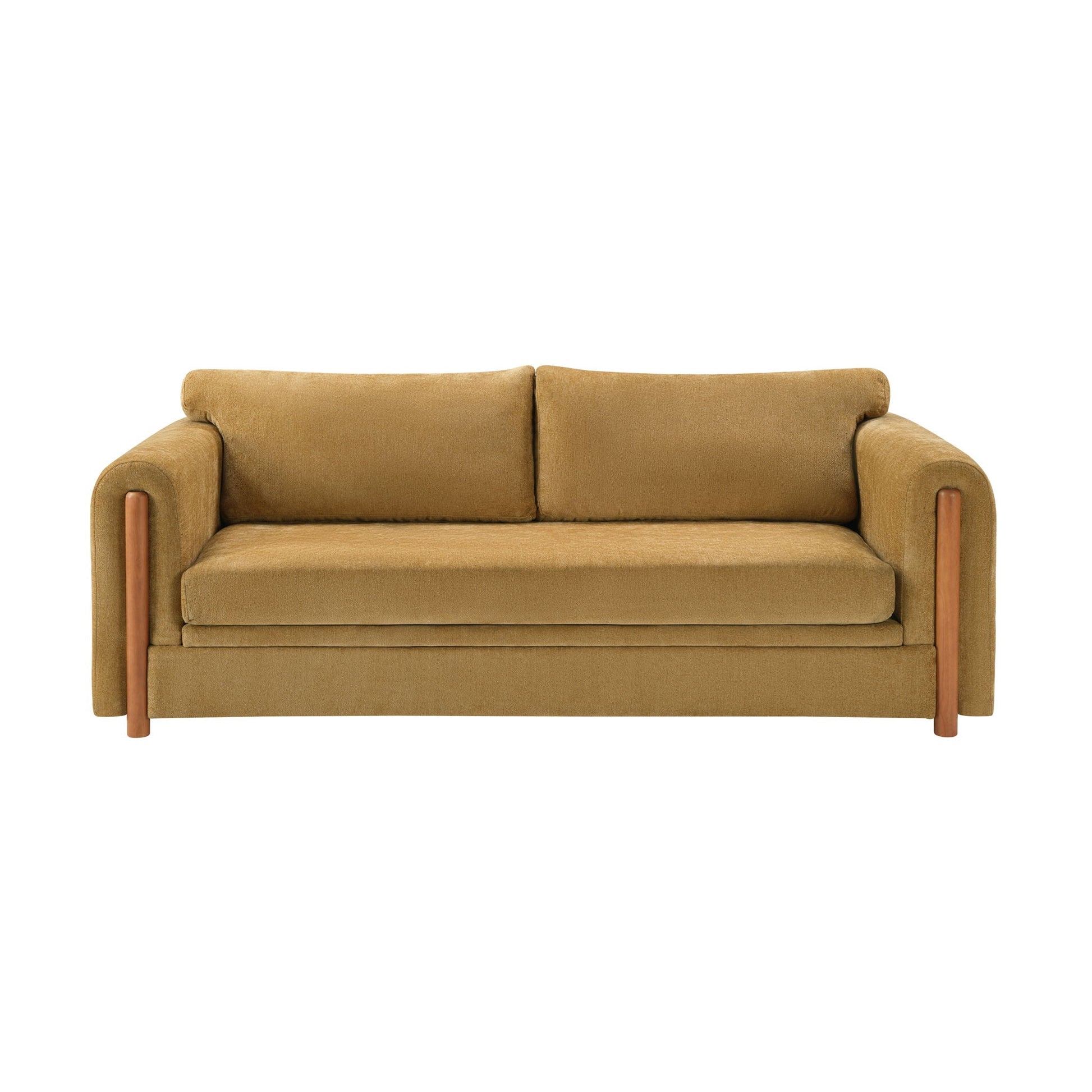 Modern 3 Seater Upholstered Couch Sofa For Living Room Noble House