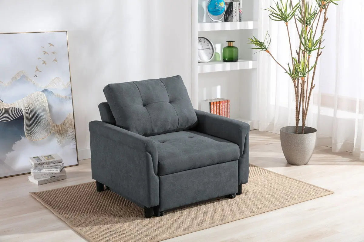 Hannah - Woven Convertible Armchair Lilola Home