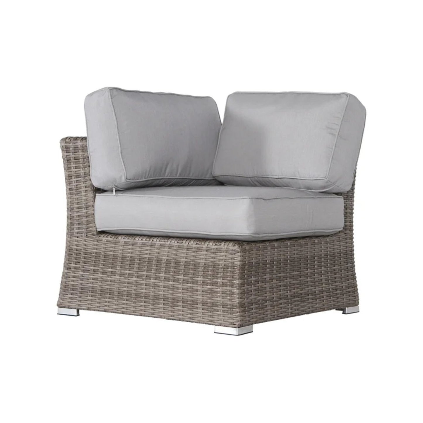 Rattan Sectional Sofa Set With Cushions LSI Patio Furniture