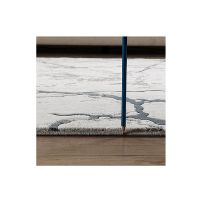 Geometrix - Contemporary Area Rug With Geometric 3D Effect Icona Home Decor