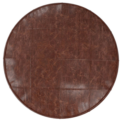 Connor - Handcrafted Round Pouf Simpli-Home