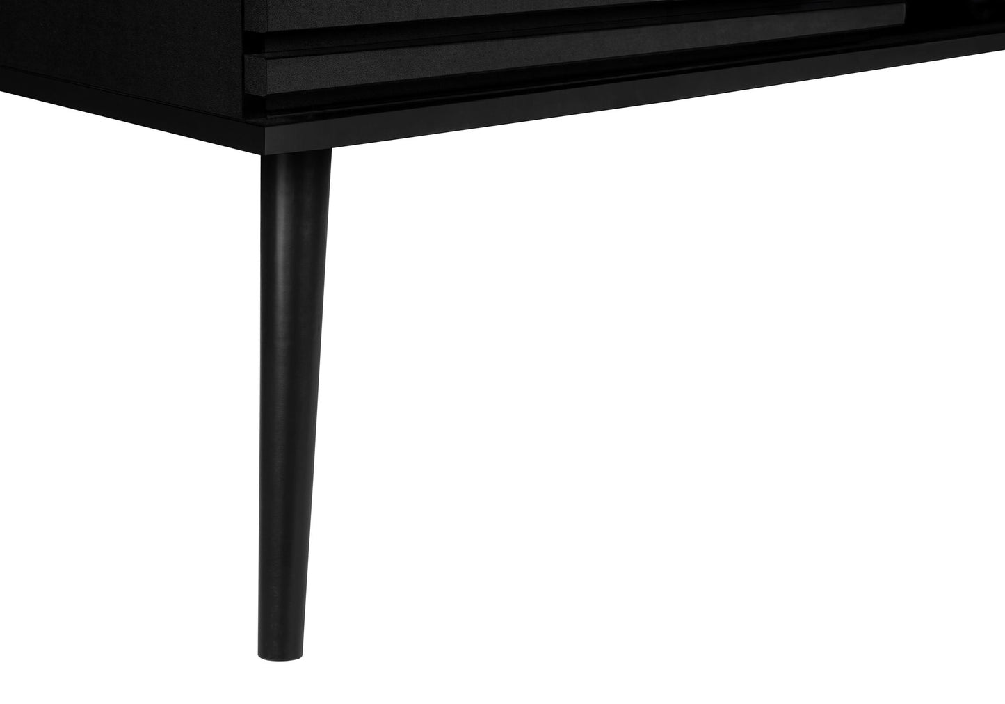 TV Stand, Media Entertainment Center, Storage Cabinet, Console, Storage Shelves, Bedroom, Living Room, Contemporary, Modern - Black 8th Street