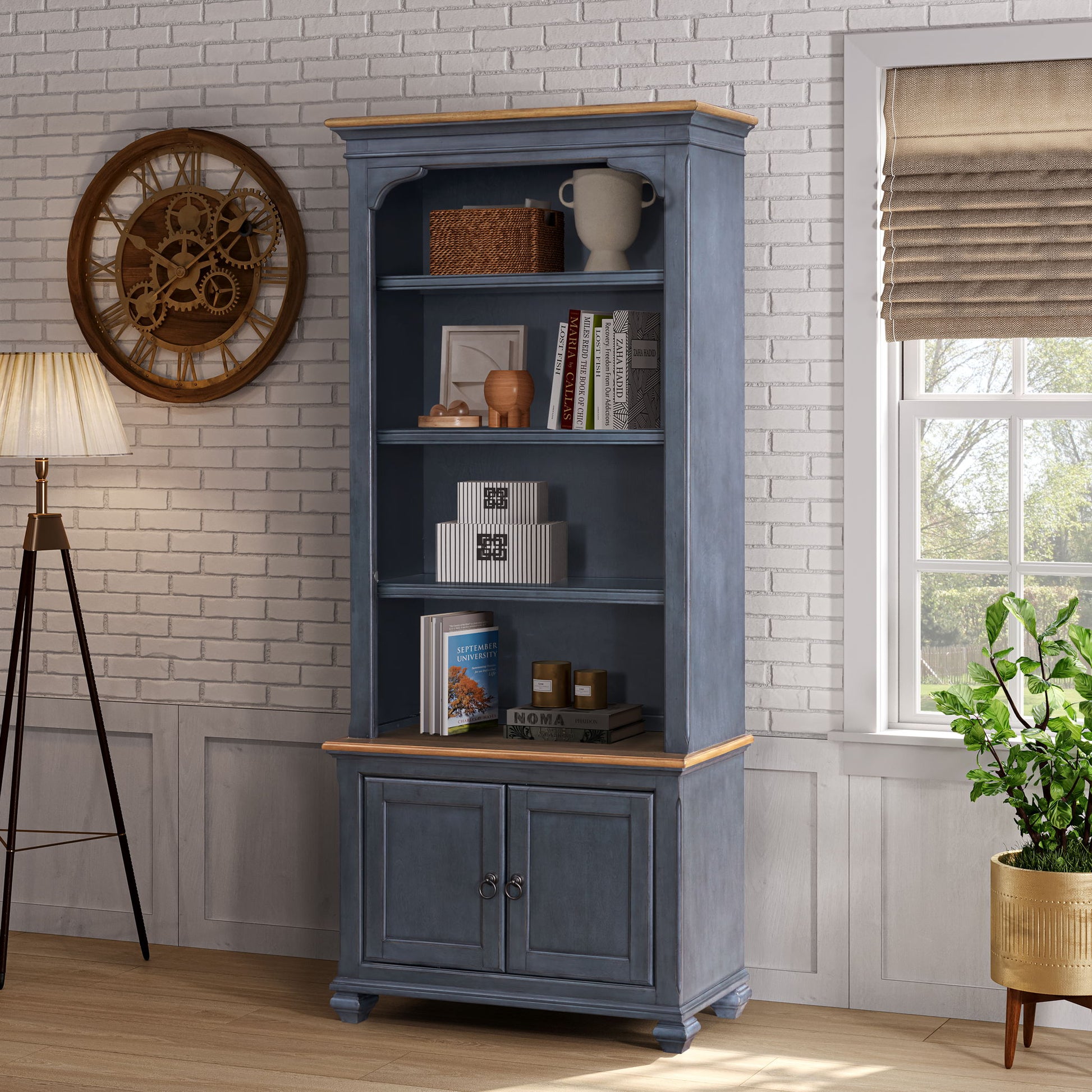 Americana - Universal Pier Bookcase - Blue Legends