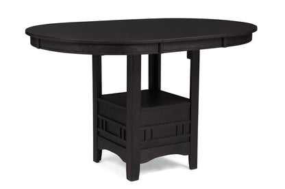 Hartwell - 5 Piece Dining Room Set - Charcoal Black Crown Mark