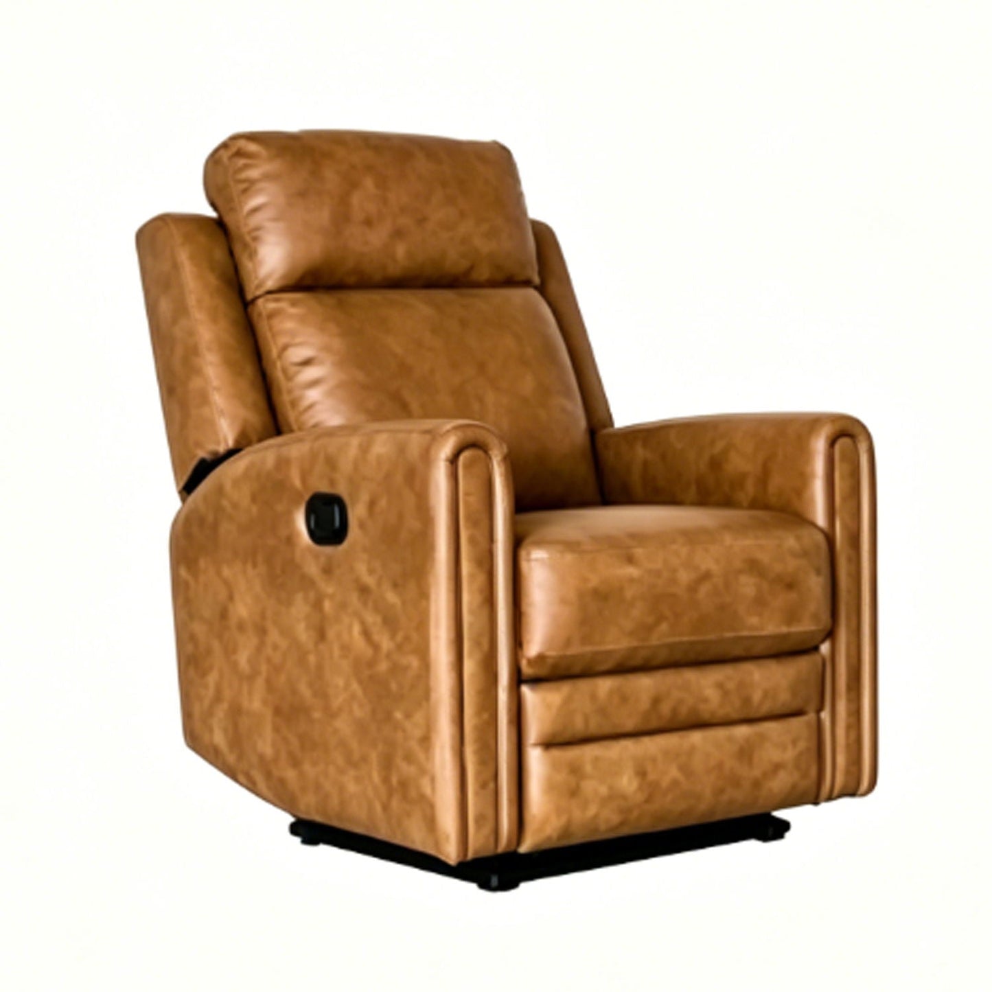 Manual Button Lounge Chair With 360 Degree Rotation - Yellow Home Essentials