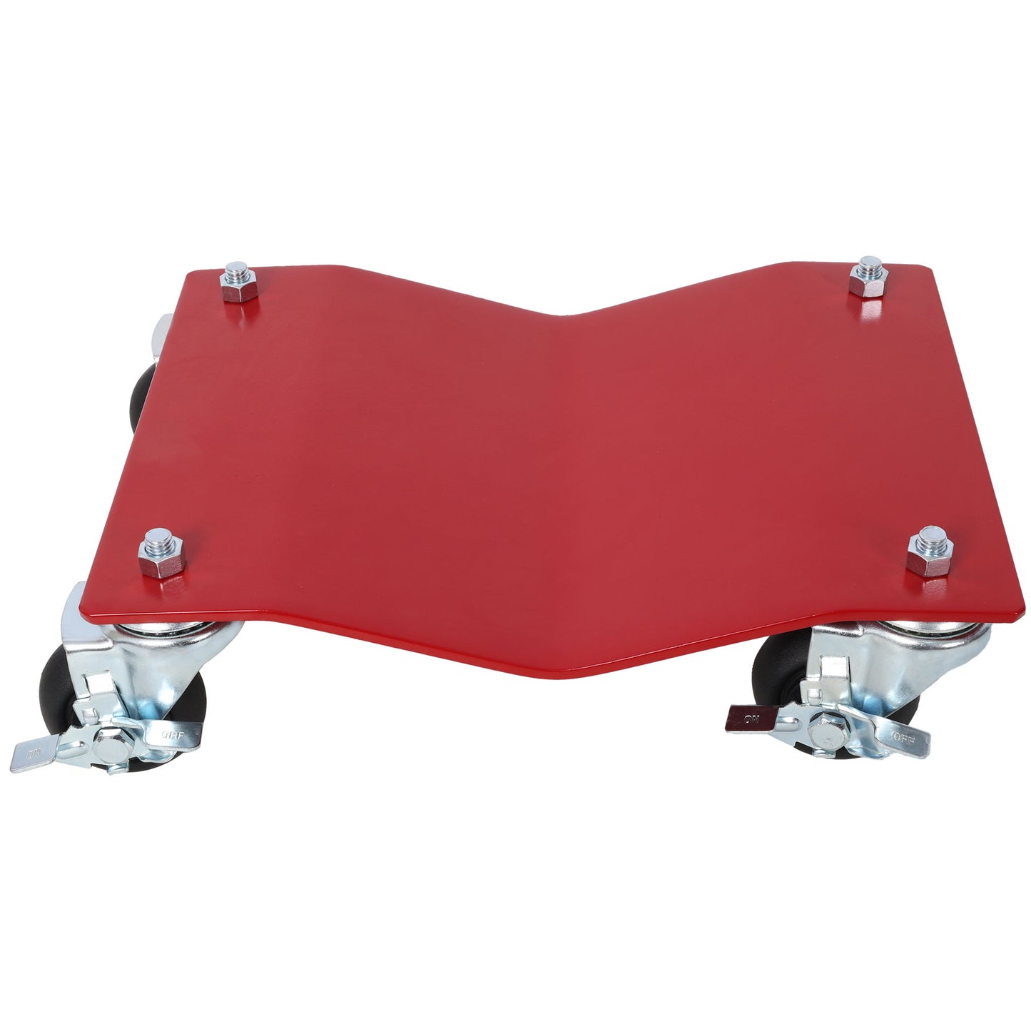 Heavy Duty Steel Vehicle Dollies With Brakes, 2500Lbs Capacity Daily Nest
