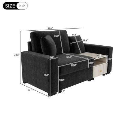 Modular Sofa Couch With Storage Armrest And Center Console Noble House