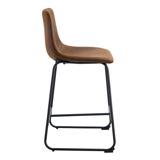 Retro Bar Chairs, Comfortable Stools (Set of 2) Home Essentials