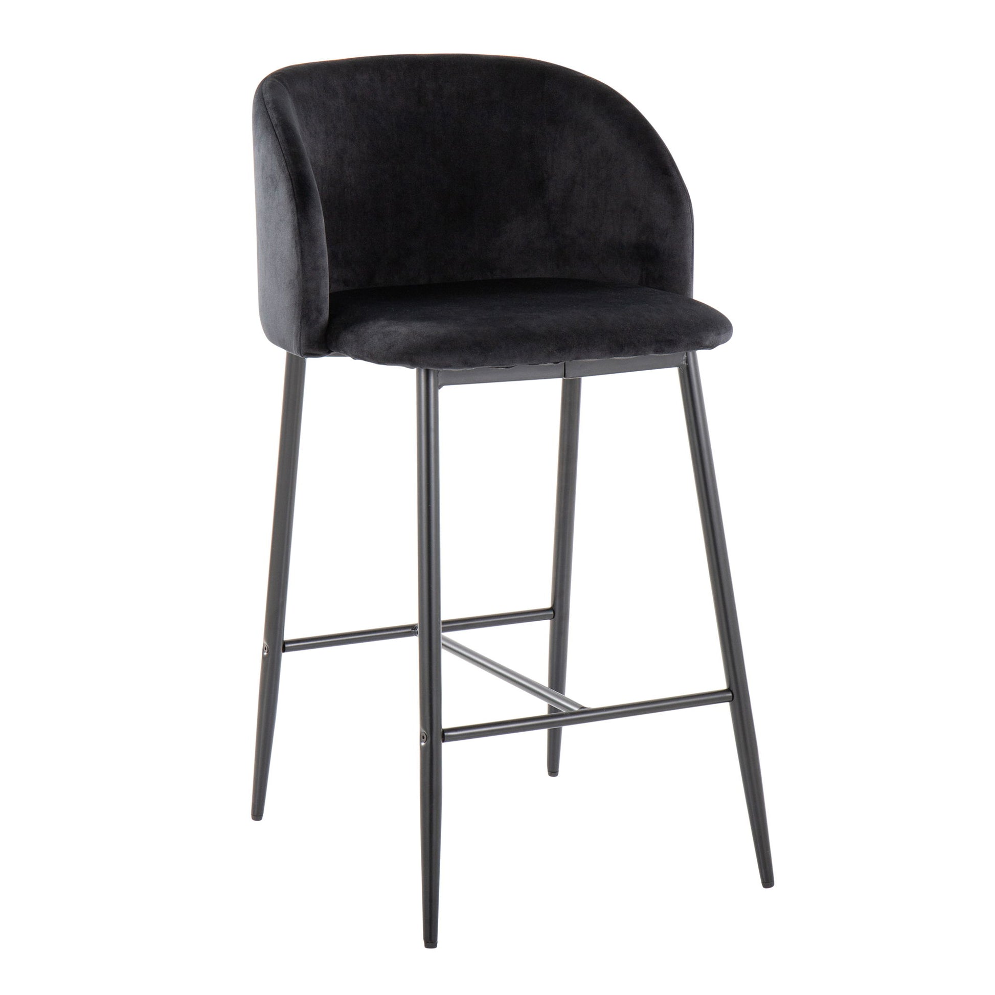 Fran - Contemporary Fixed Height Counter Stool (Set of 2) Lumi Source
