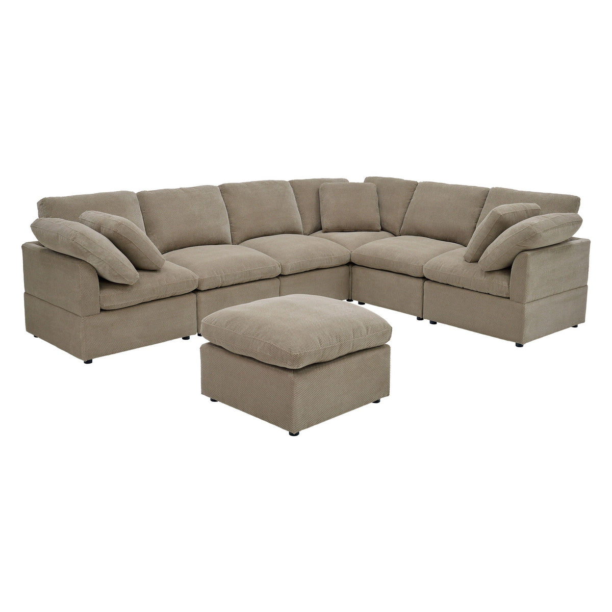 Modular Cloud Sofa, Freely Configurable Corner Home Essentials