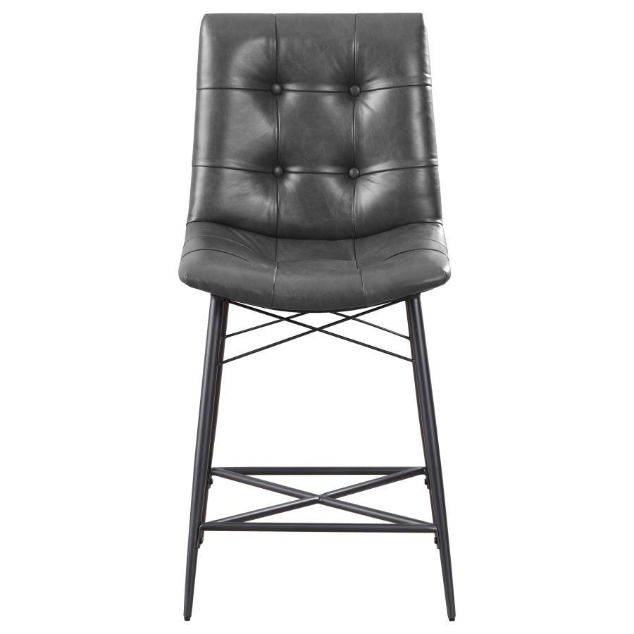 Aiken - Upholstered Tufted Counter Chair (Set of 2) CoasterEssence