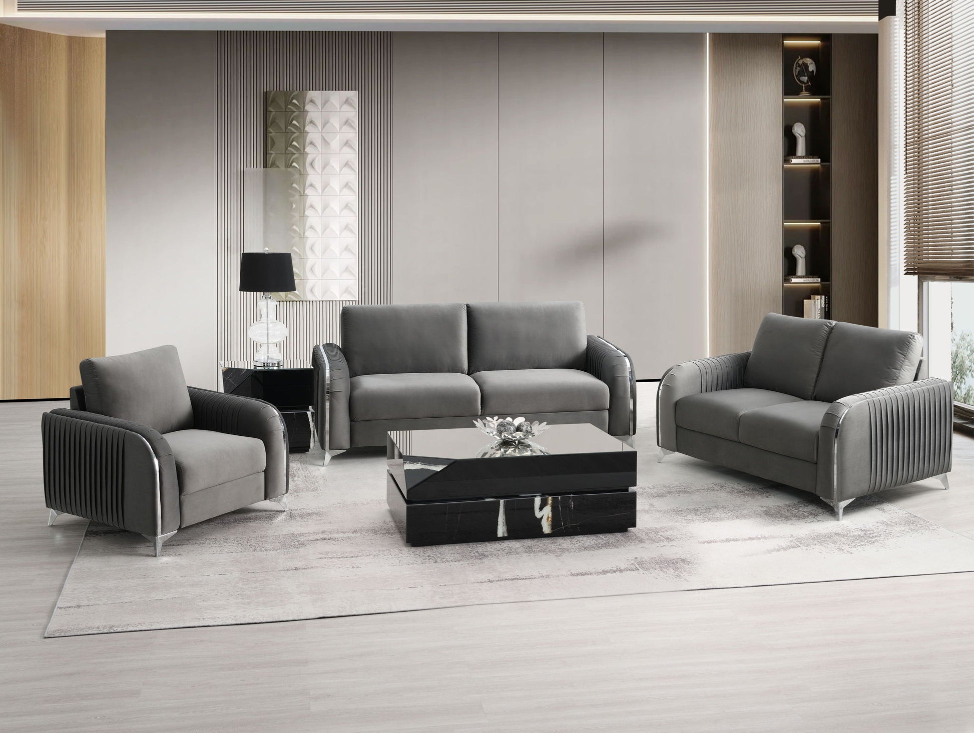 Wenona - Velvet Living Room Set Acme