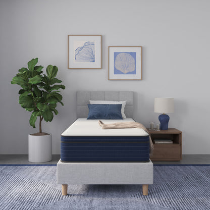 10" Medium Firm Euro Top Hybrid Cooling Gel Infused Pocket Spring And Memory Foam Mattress Daily Nest