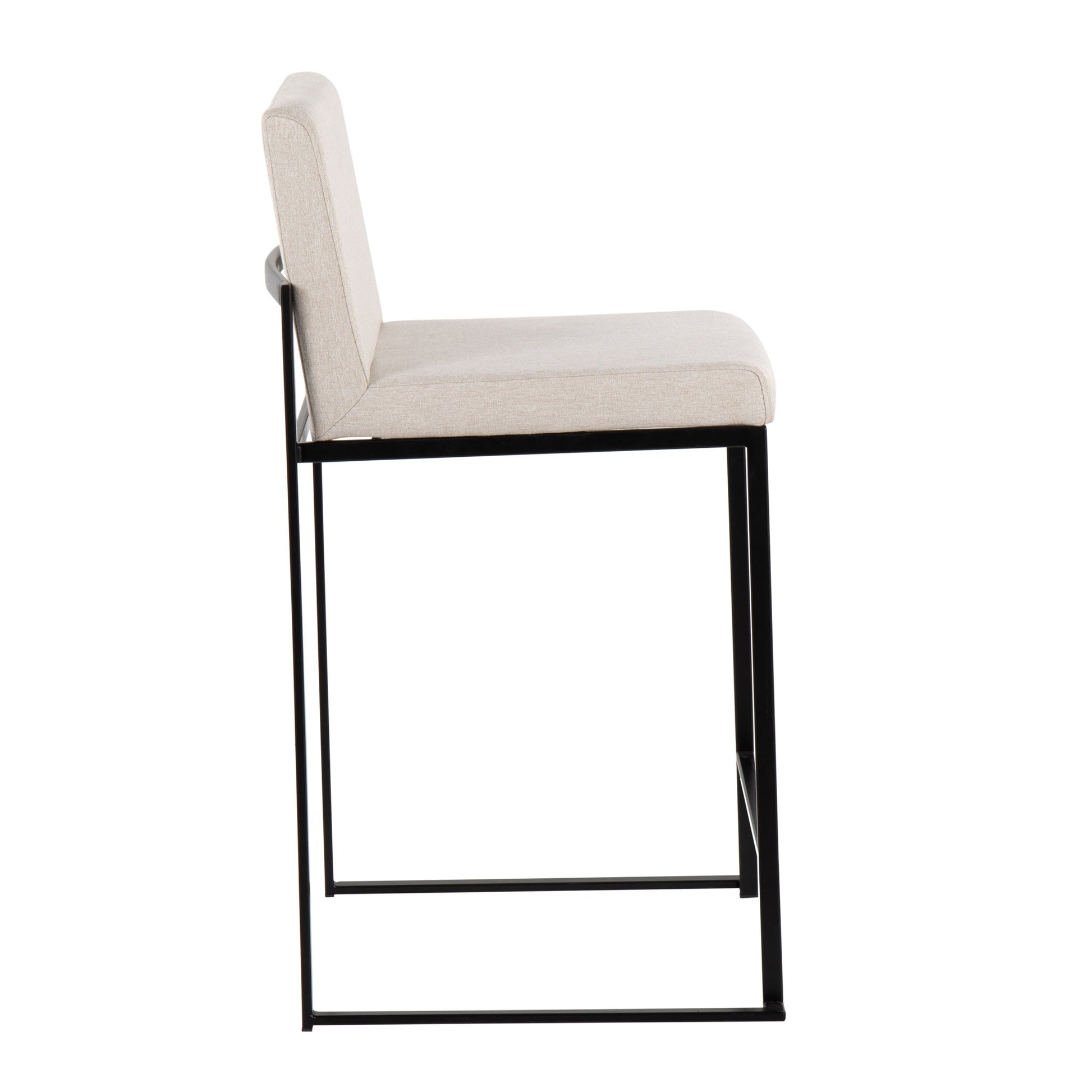 Fuji - Contemporary Modern Elegance, High Back Counter Stool Lumi Source