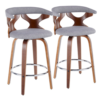 Gardenia - Mid Century Modern Counter Stool (Set of 2) Lumi Source