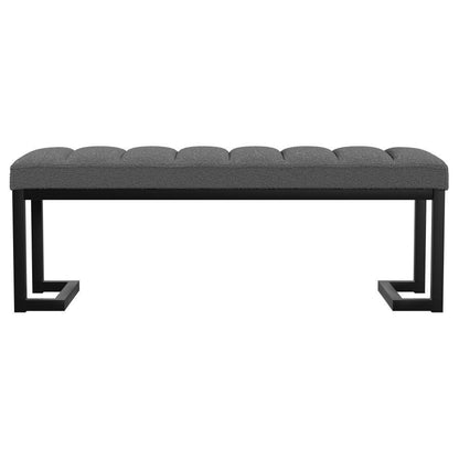 Mesa - Boucle Upholstered Tufted Accent Bench Coaster Fine Furniture