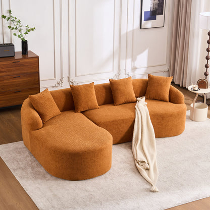 Combined Sofa With 4 Pillows Home Essentials
