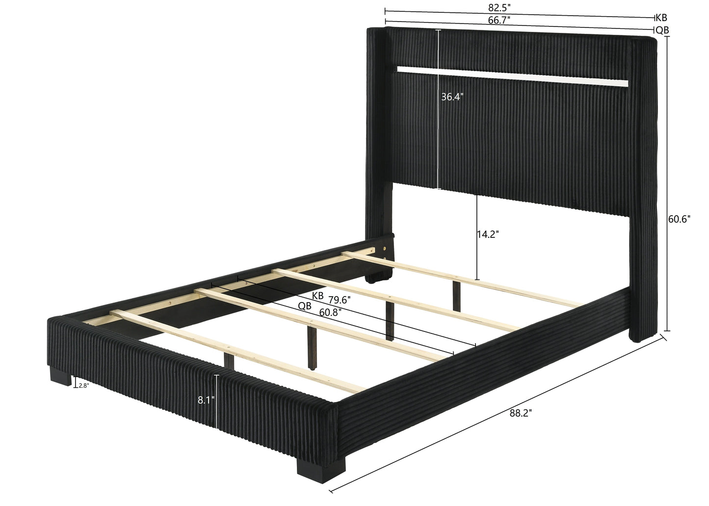 Gennro - Bed