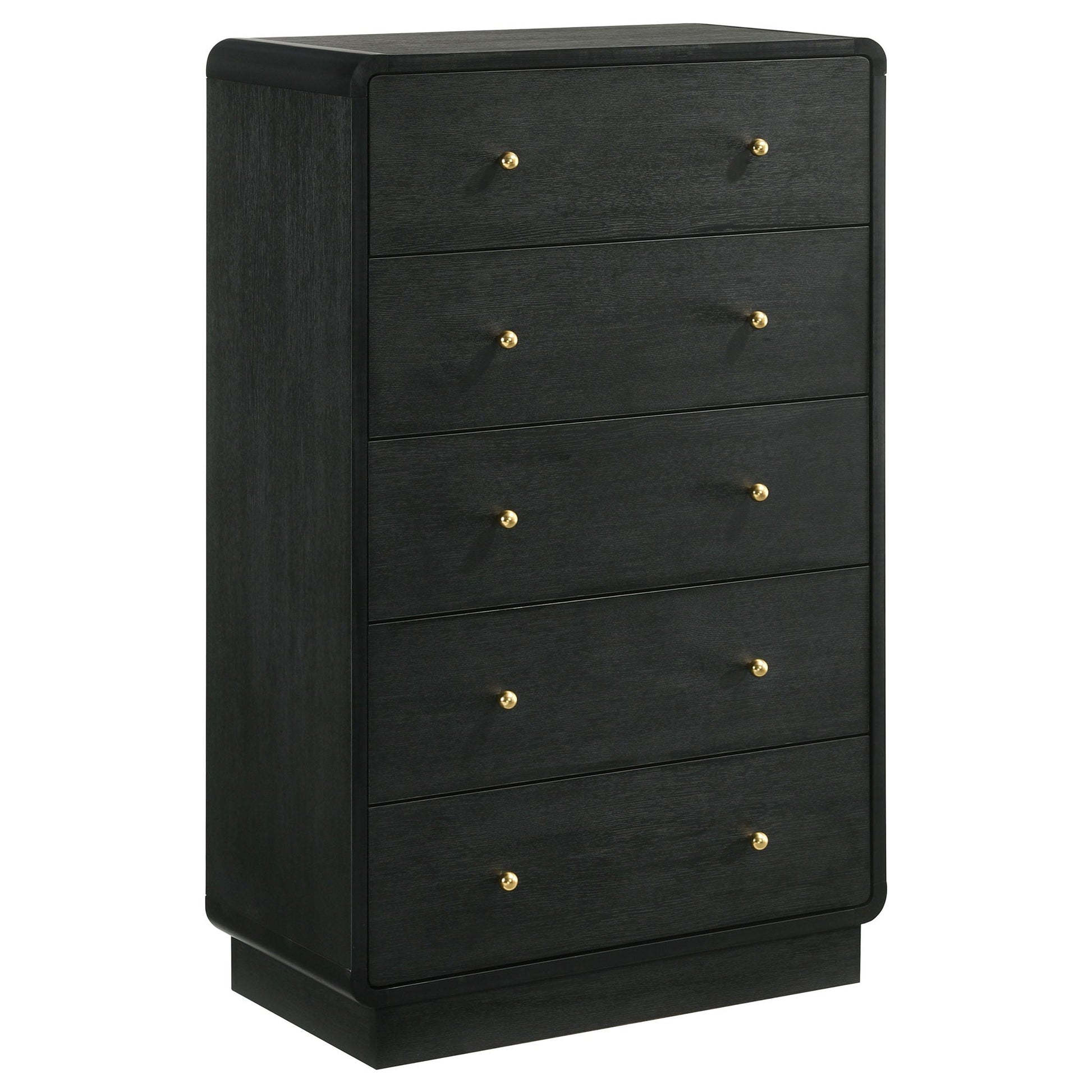 Cavelle - 5-Drawer Chest Of Drawers - Black Coaster Fine Furniture