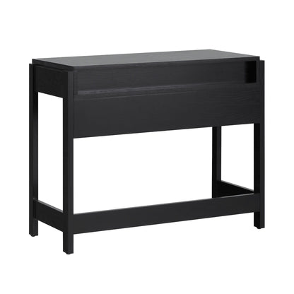 Transitional Reeded Writing Desk With Drawer Walker Edison