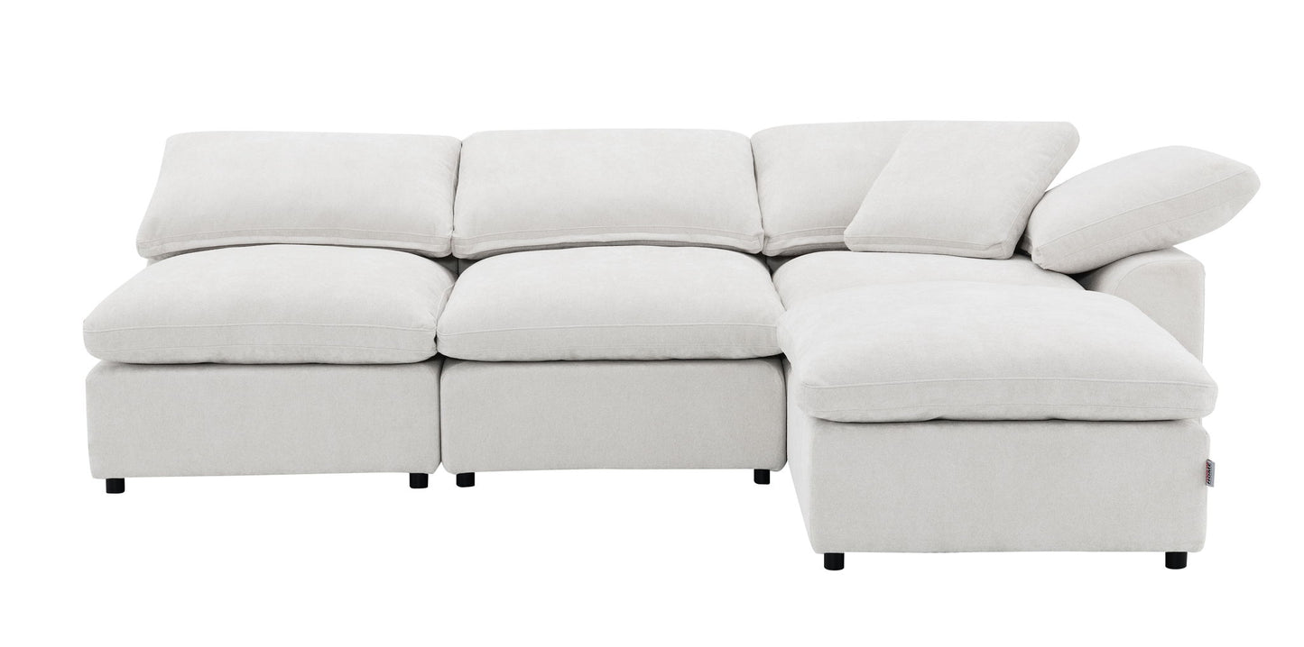 Naveen - Modular Sectional With Ottoman Acme