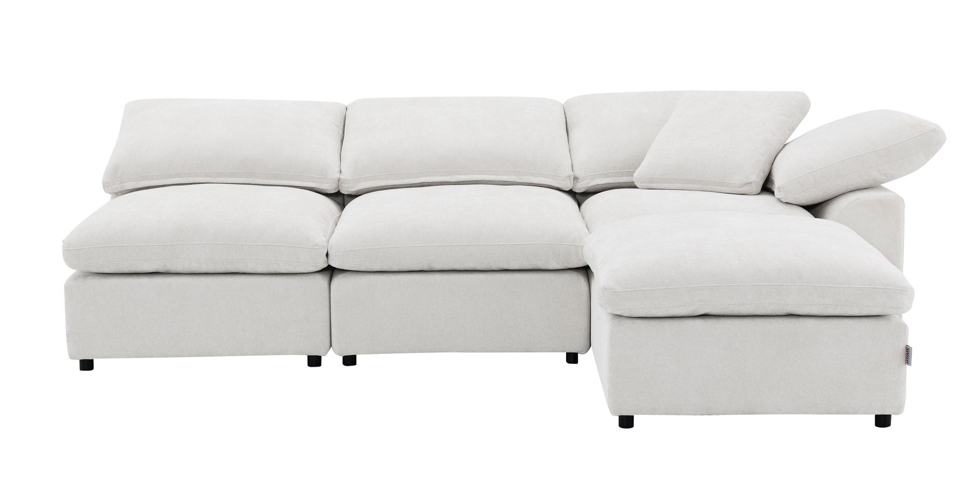 Naveen - Modular Sectional With Ottoman Acme