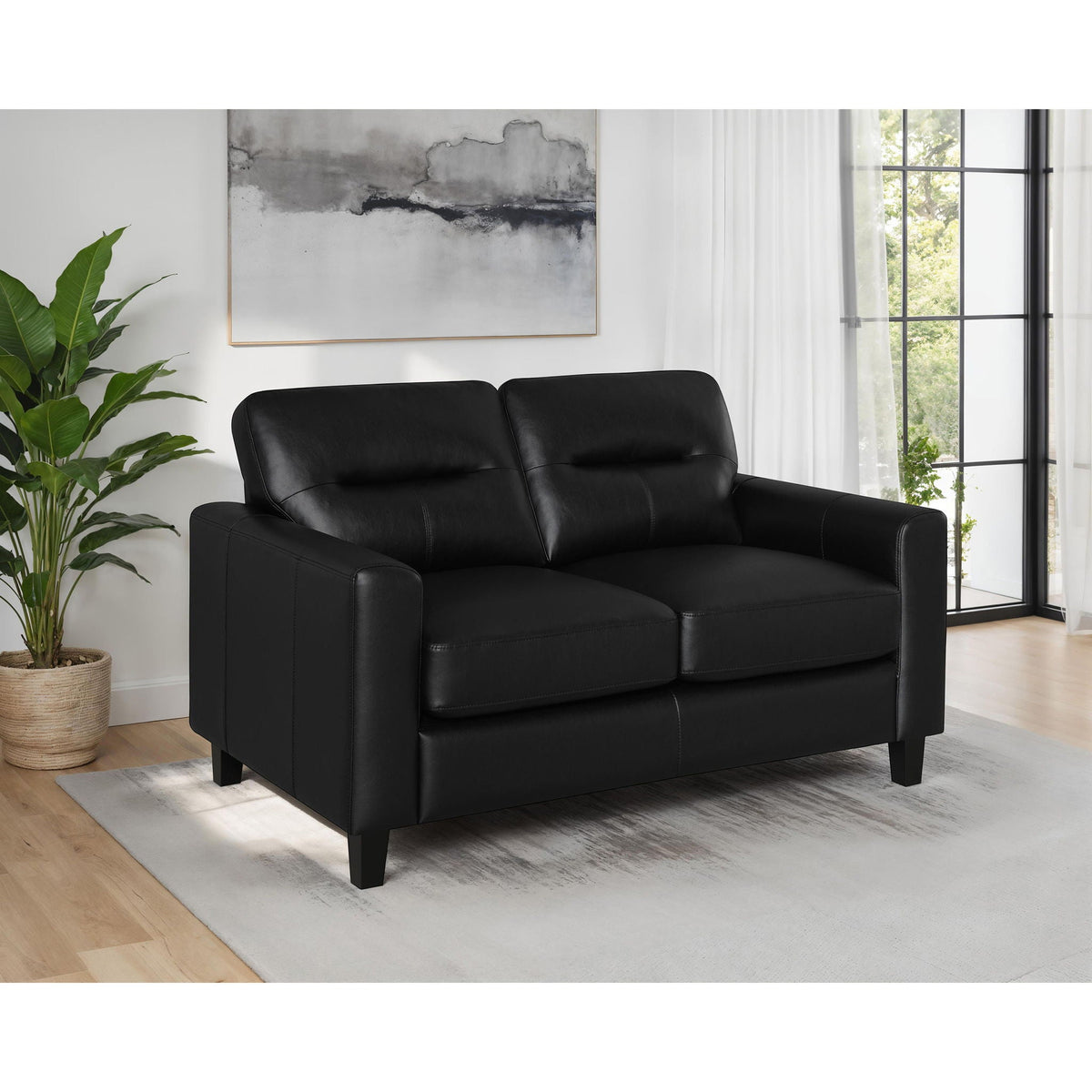 Remington - Loveseat With Track Arms Furniture Max