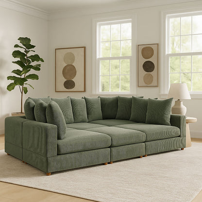 Haven - 6 Piece Modular Sectional The Soft House
