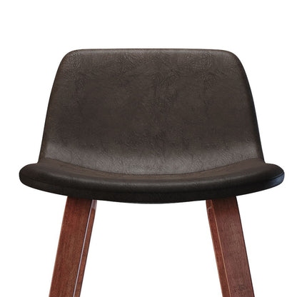 Addy - Counter Stool (Set of 2) - Distressed Brown Simpli-Home