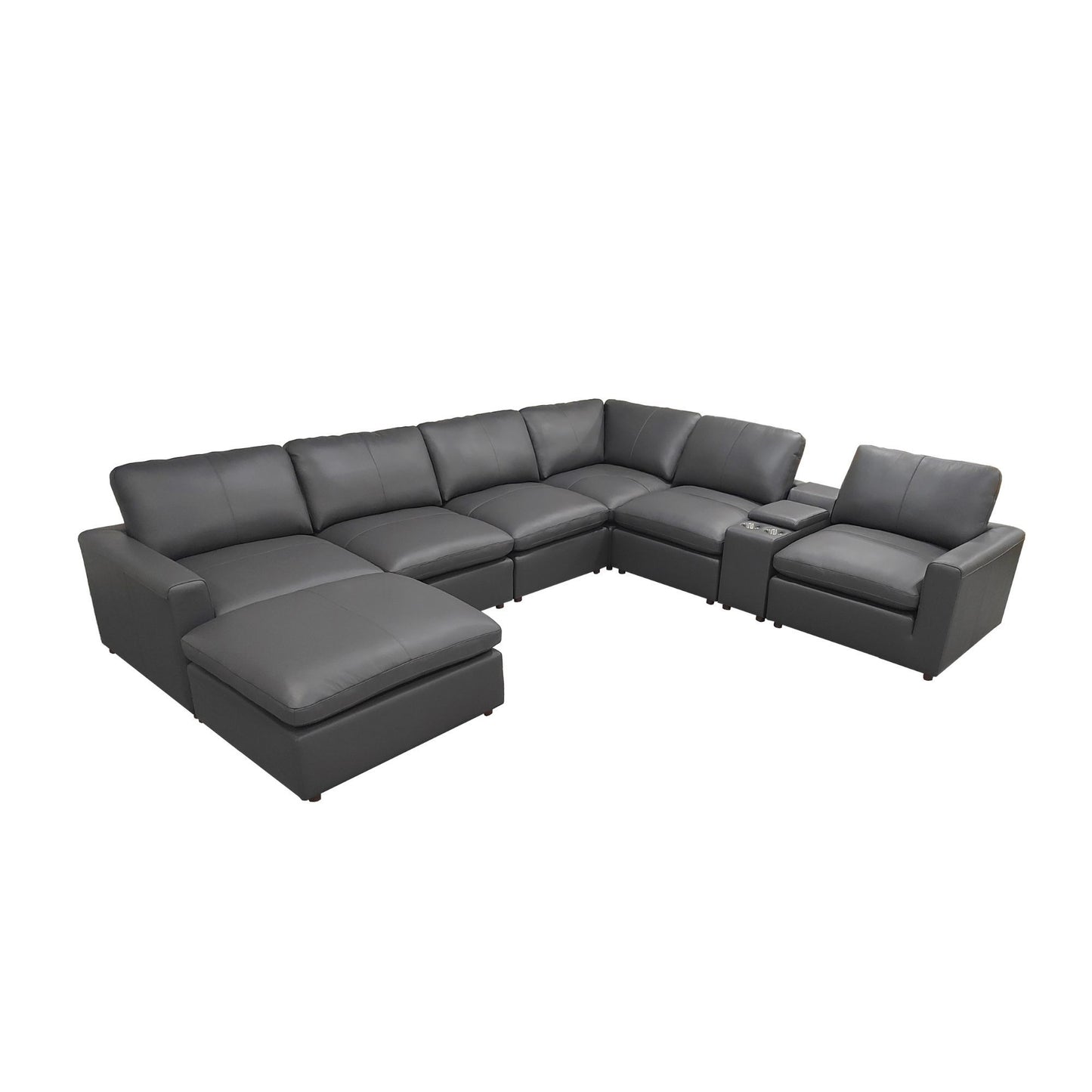 Large Seating Modular Upholstered Sectional Home Essentials