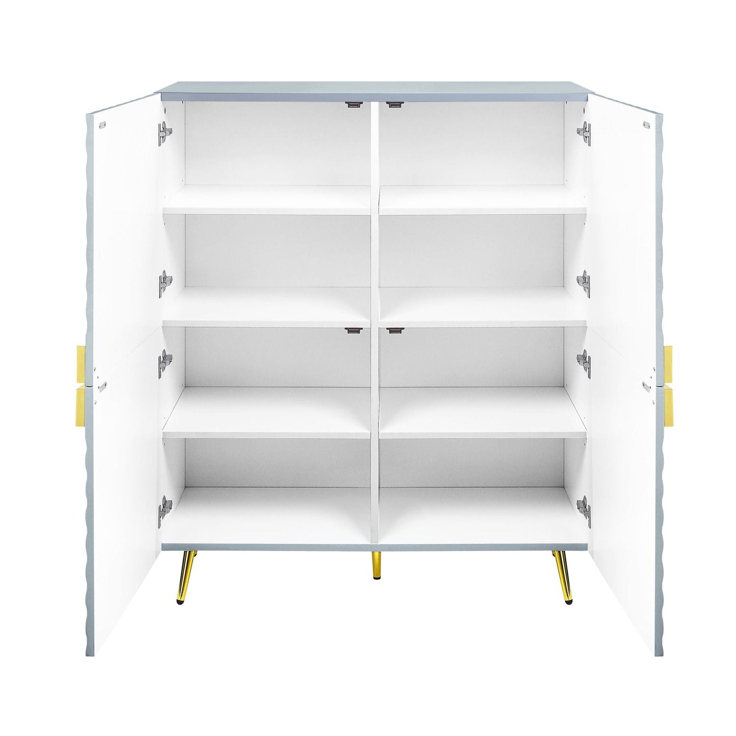 Gaines - High Gloss Accent Cabinet Acme