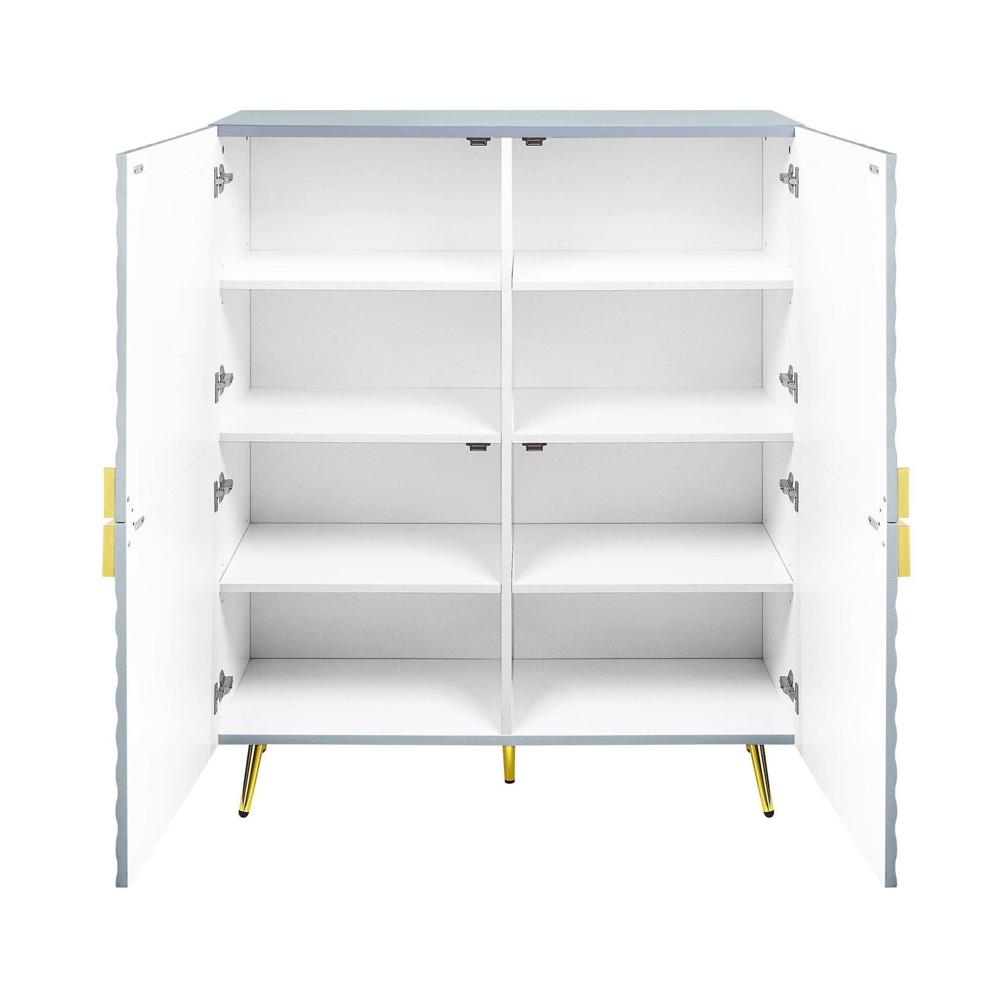 Gaines - High Gloss Accent Cabinet Acme