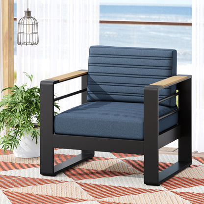 Giovanna - Club Chair Set With Aluminum Frame Noble House