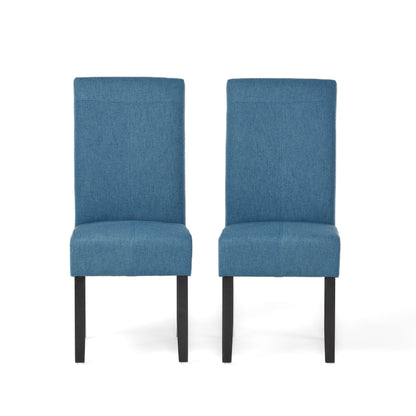 Pertica - Dining Upholstered Armless Chairs (Set of 2) Noble House