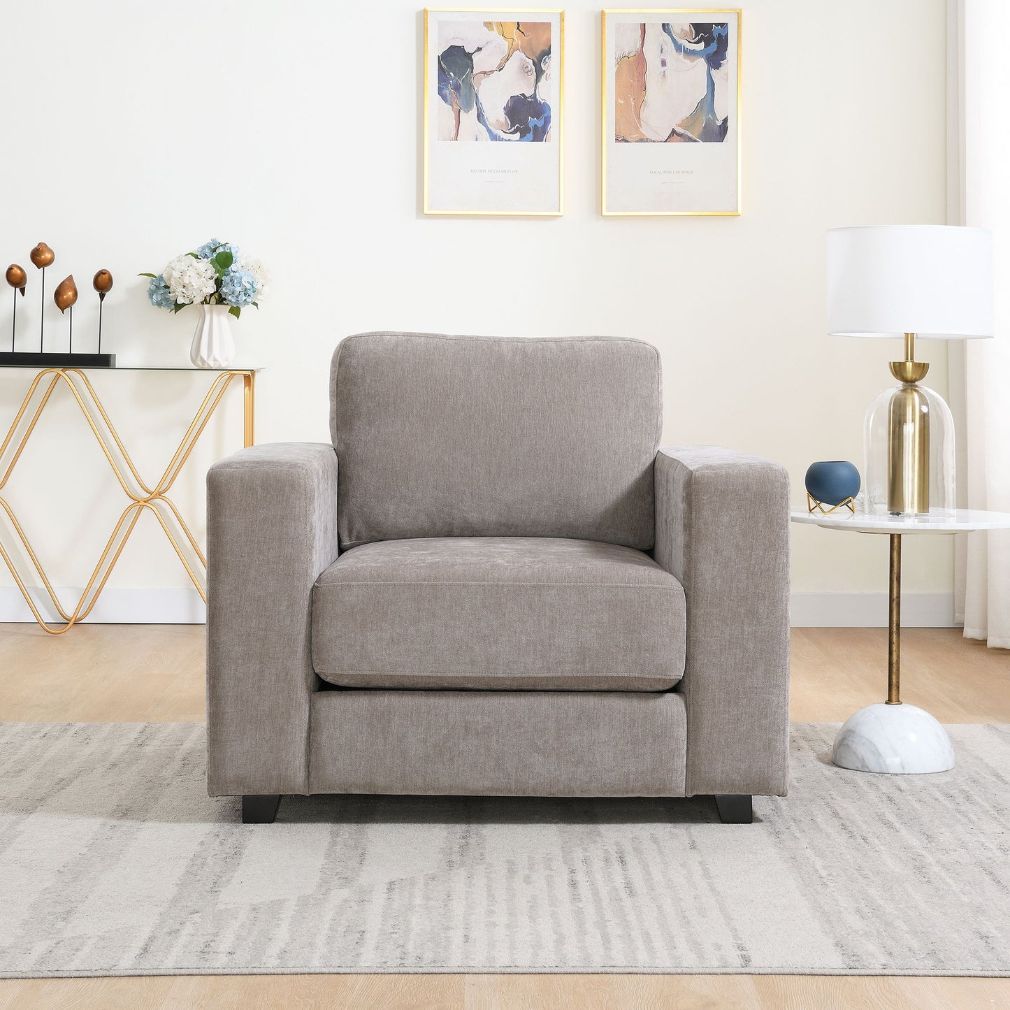 Oversized Accent Chair With Widen Arm For Living Room Home Essentials