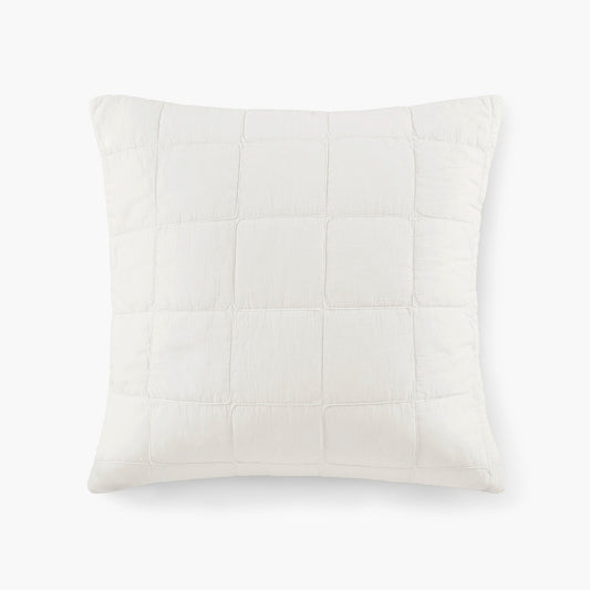 Gema - European Pillow Sham - Soft White