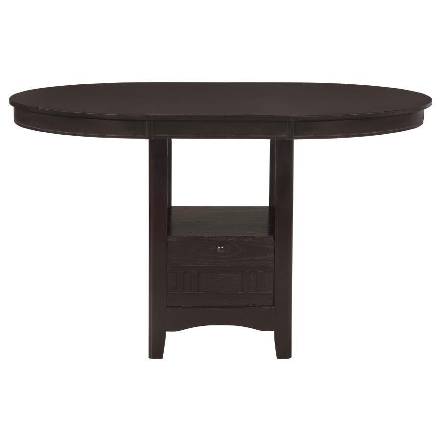 Lavon - Oval Extension Counter Dining Table - Espresso