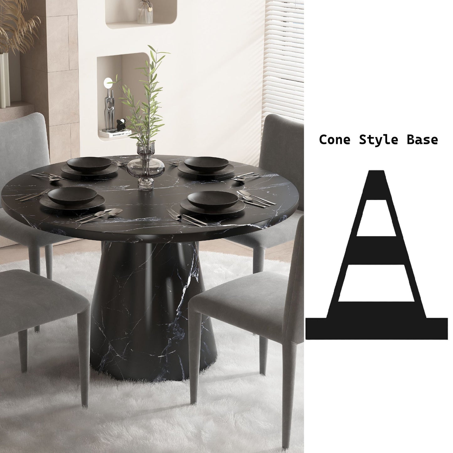 Hollis - Dining Table With Top - Multi Acme
