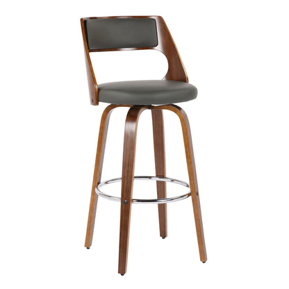 Cecina - Mid-Century Modern Barstool With Swivel (Set of 2) Lumi Source