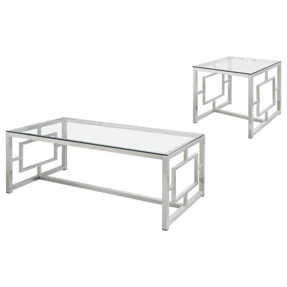 Merced - Rectangular Coffee Table Set Coaster Fine Furniture