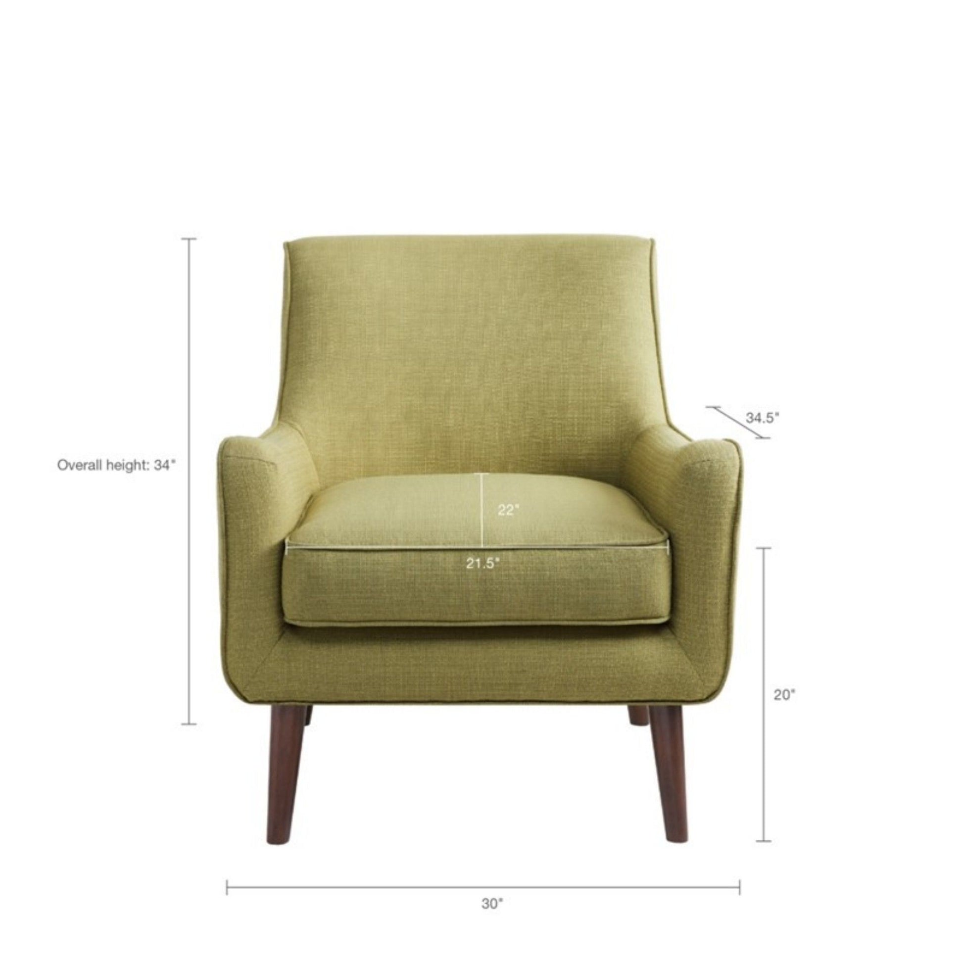 Oxford - Accent Chair Hardwood Frame - Green JLA