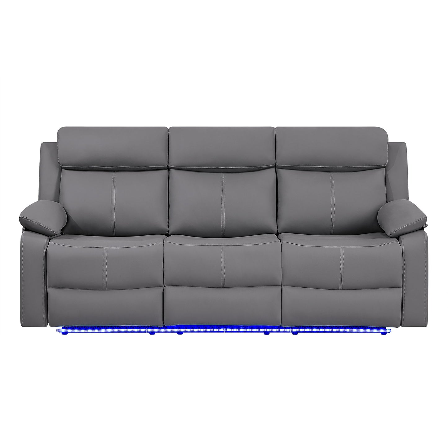 Blanche - Reclining Set With LED Lights, Speaker Global Furniture USA
