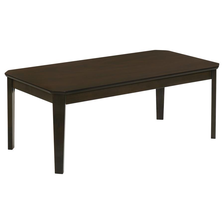 Amaro - 3 Piece Coffee And End Table Set - Dark Brown CoasterEssence