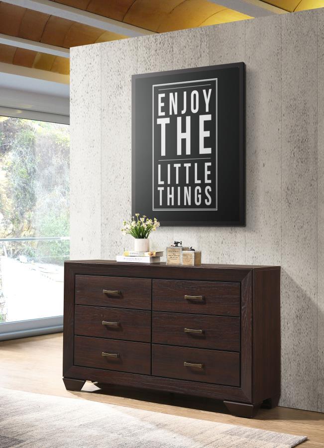 Kauffman - 6-Drawer Dresser CoasterEveryday