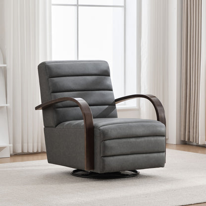 360° Swivel Accent Chair With Armrests, Comfy Lounge Home Essentials