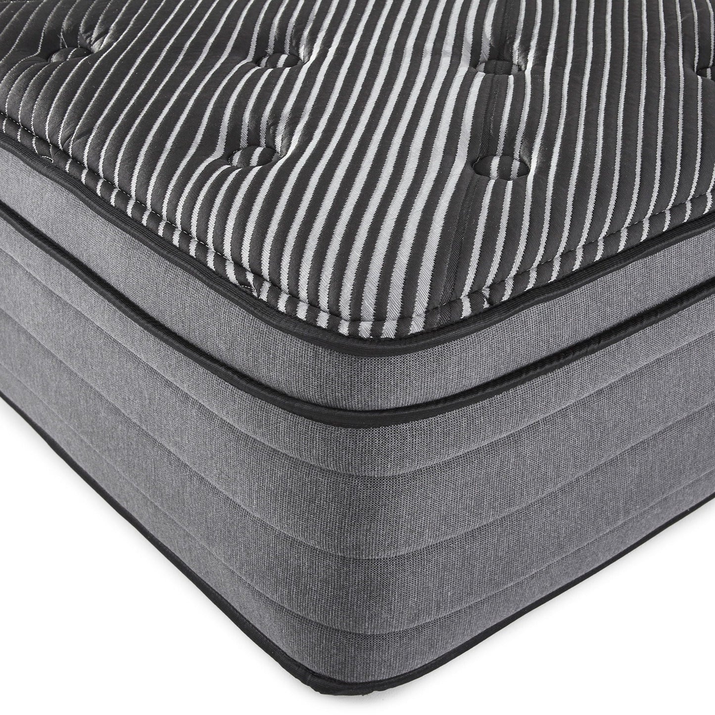 Starrett Black - 15" Euro Top Hybrid Mattress With Cooling Foam And Wrapped Coils Furniture Max