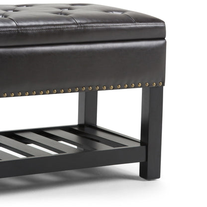 Lomond - Upholstered Storage Ottoman Bench Simpli-Home