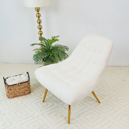 Aubrey - French Boucle Lounge Chair Ashcroft Furniture